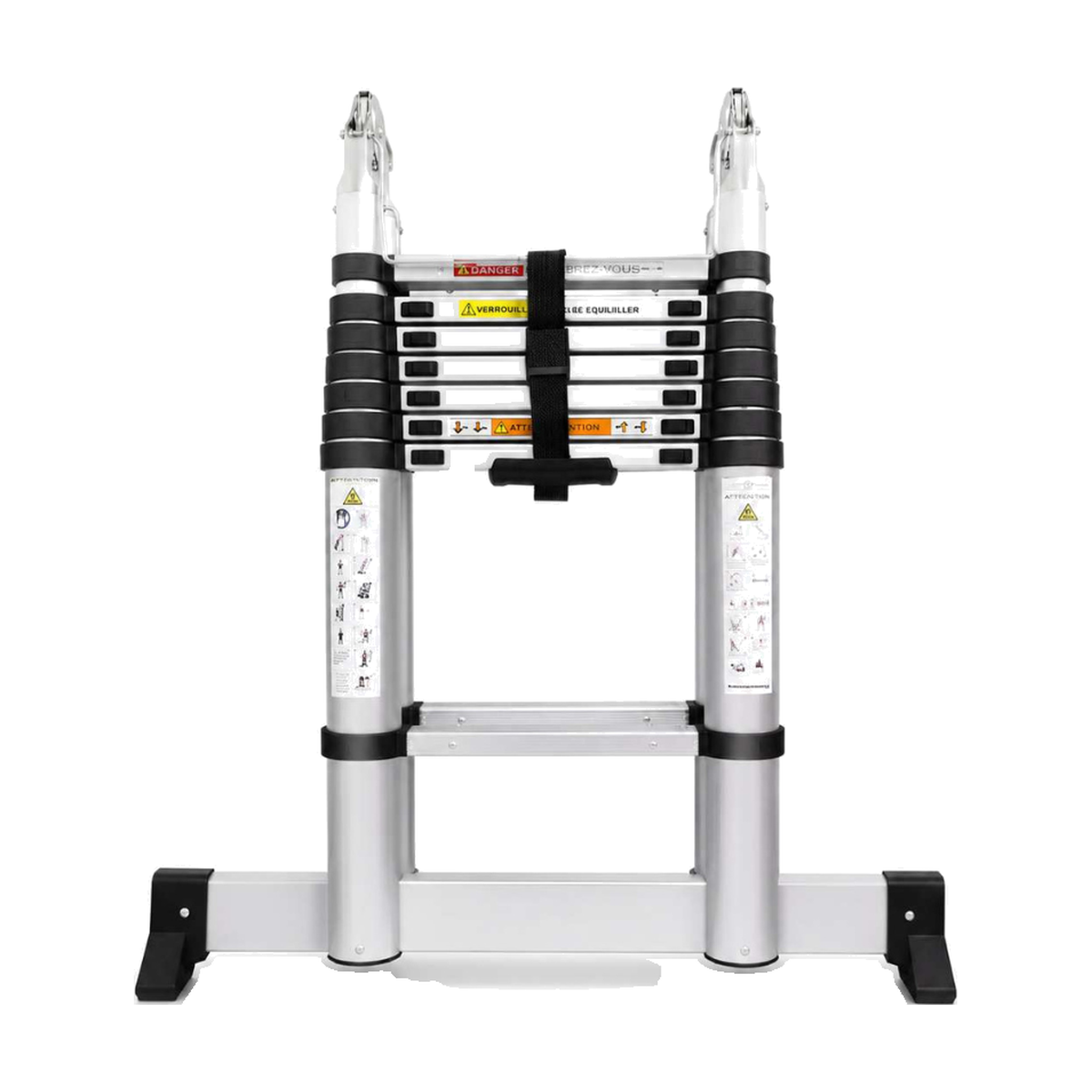 Multifunctionele Ladder 5 m RVS Twee Standen