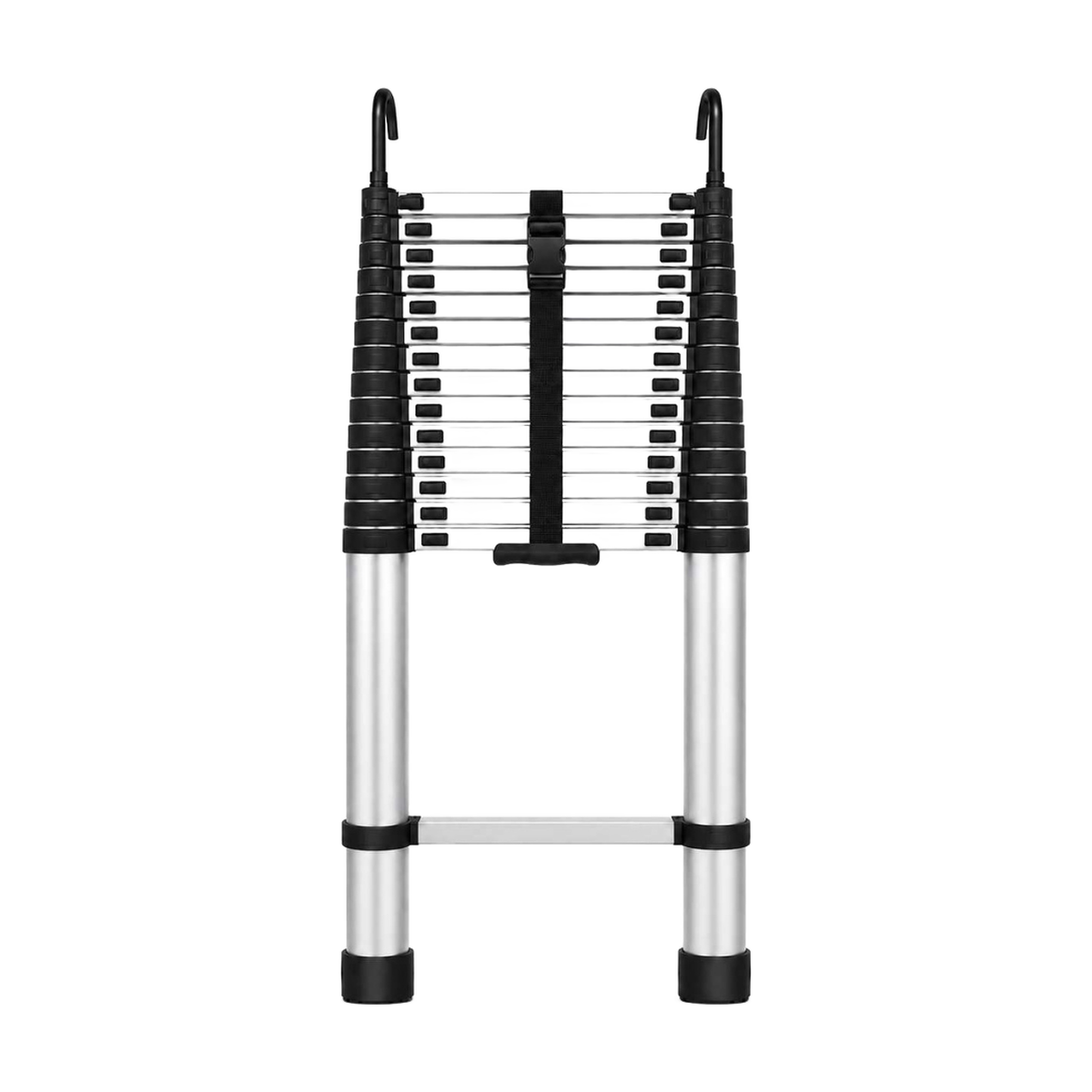 Telescoopladder 6,2 m Aluminium met Dakhaken
