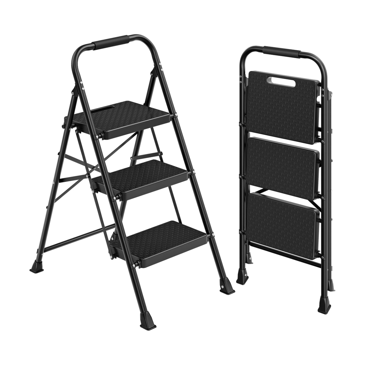 Trapladder Staal 3 of 4 Treden Antislip