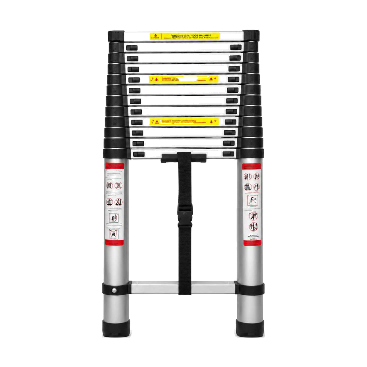 Telescoopladder 5 m Aluminium Inklapbaar