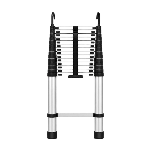 Telescoopladder 6,2 m Aluminium met Dakhaken