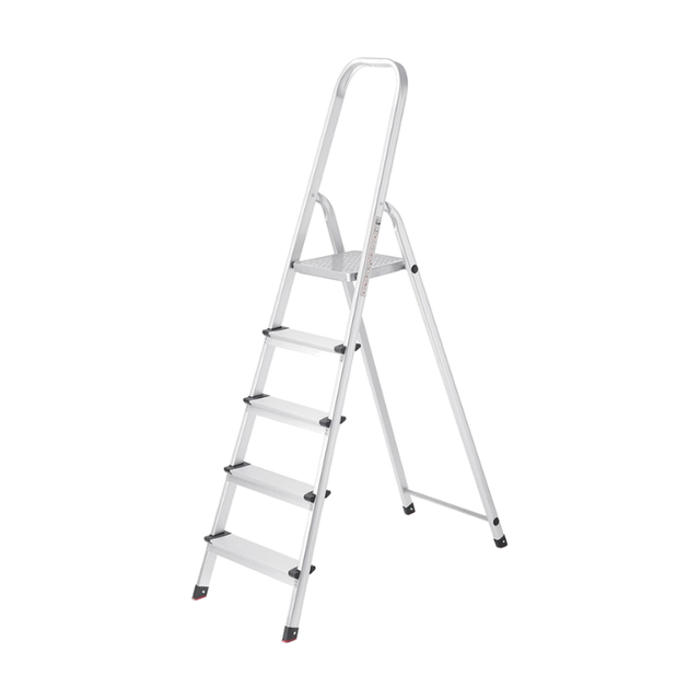 Trapladder Aluminium 5 Treden Licht 3,6 kg